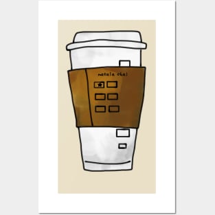 Masala Chai Coffee Cup Posters and Art